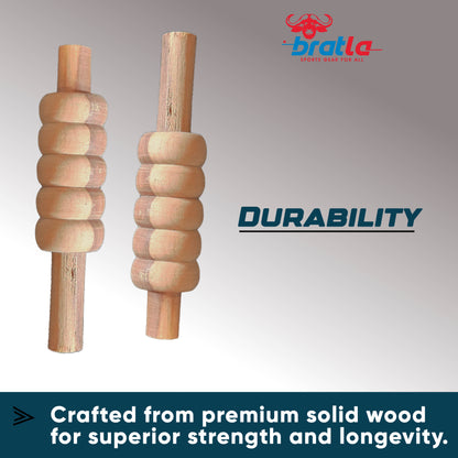 CBB Cricket Stumps Wicket Bails Heavy Duty Set of 4 Standard Size