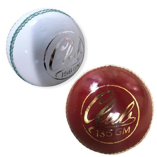 Bratla Club Cricket Ball Leather Hard Ball for Junior & Senior - BALL - 4 PCS LEATHER