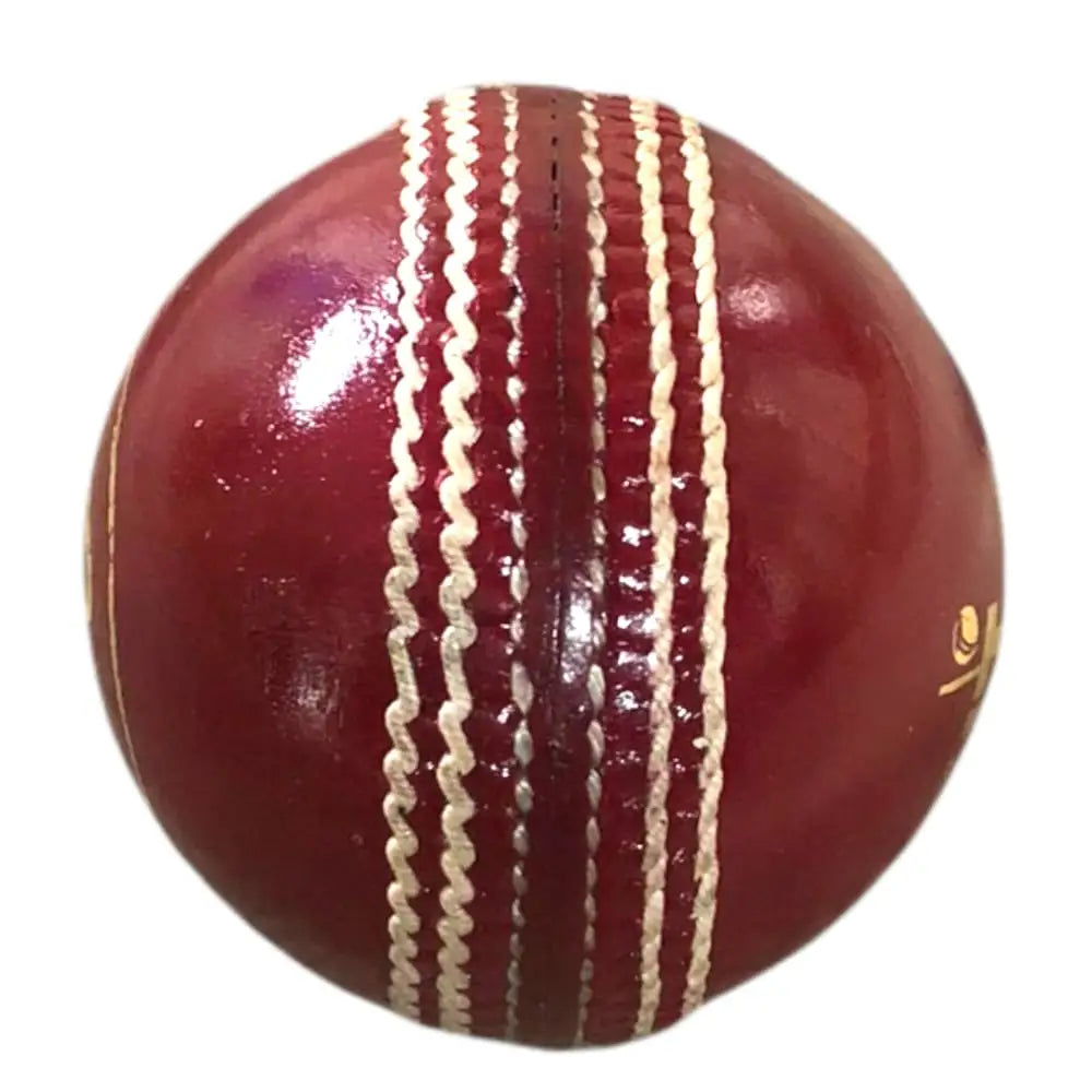 Bratla Club Cricket Ball Leather Hard Ball for Junior & Senior Pack of 6 - BALL - 4 PCS LEATHER