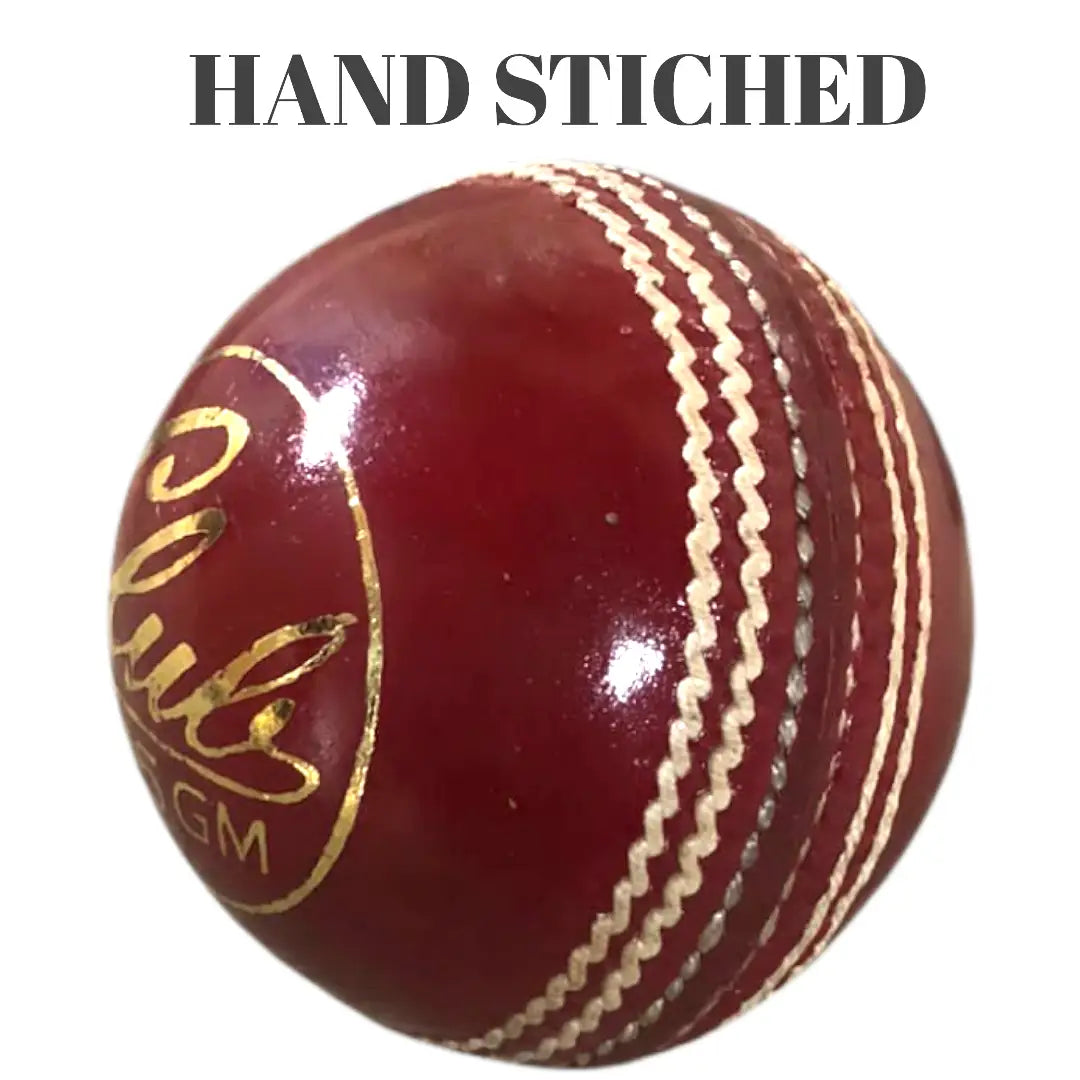 Bratla Club Cricket Ball Leather Hard Ball for Junior & Senior - BALL - 4 PCS LEATHER