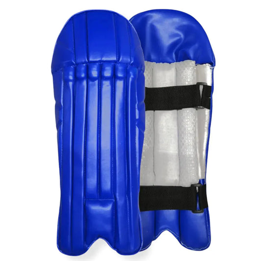 Bratla Club Cricket Wicket Keeping Pads Legguard - Men / Blue - PADS - WICKET KEEPING