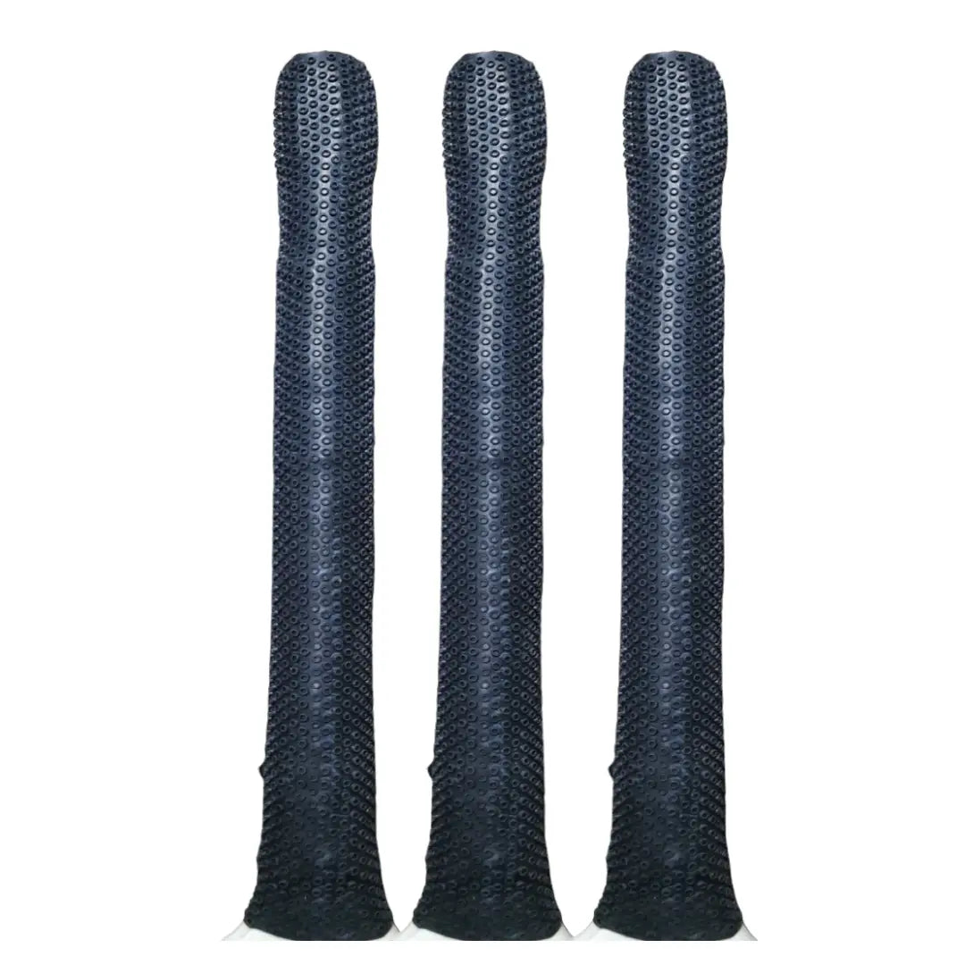 Bratla Cricket Bat Rubber Grip Octopus Design Pack of 3 - Black - Cricket Bat Grip