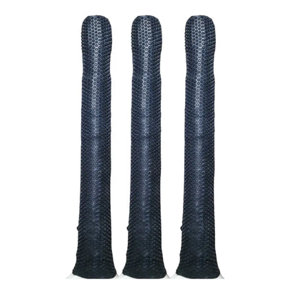 Bratla Cricket Bat Rubber Grip Octopus Design Pack of 3 - Black - Cricket Bat Grip