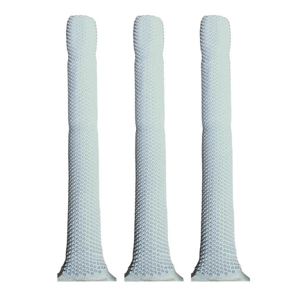 Bratla Cricket Bat Rubber Grip Octopus Design Pack of 3 - White - Cricket Bat Grip