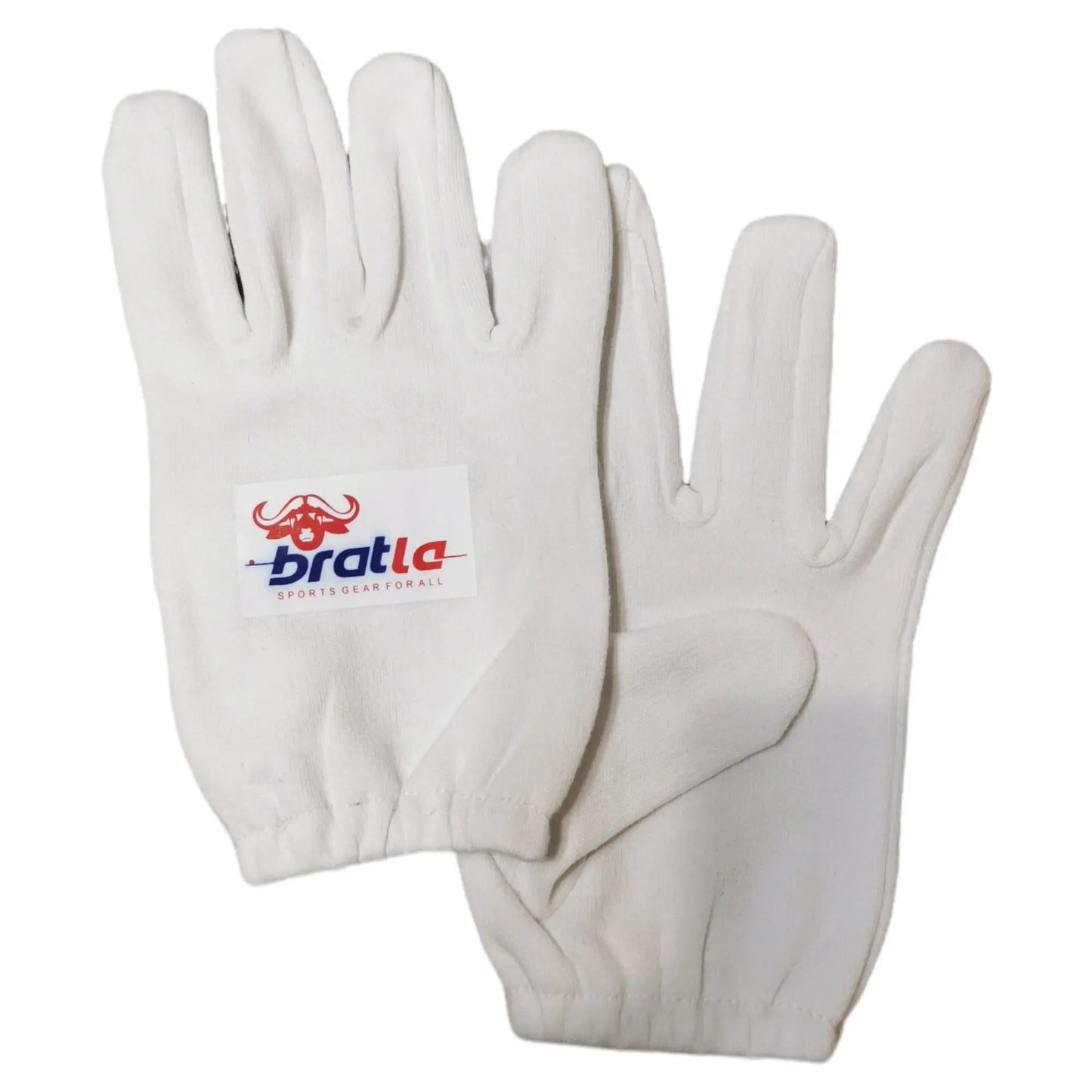 Bratla Cricket Batting Gloves Inner Pro Full Cotton | Premium Quality - GLOVE - BATTING INNER