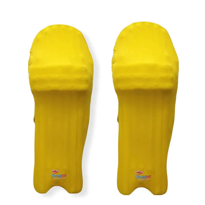 CBB Cricket Batting Pads Cover Clads Fit Neatly Easily Put On - Yellow - PADS - BATTING