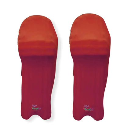 CBB Cricket Batting Pads Cover Clads Fit Neatly Easily Put On - Red - PADS - BATTING