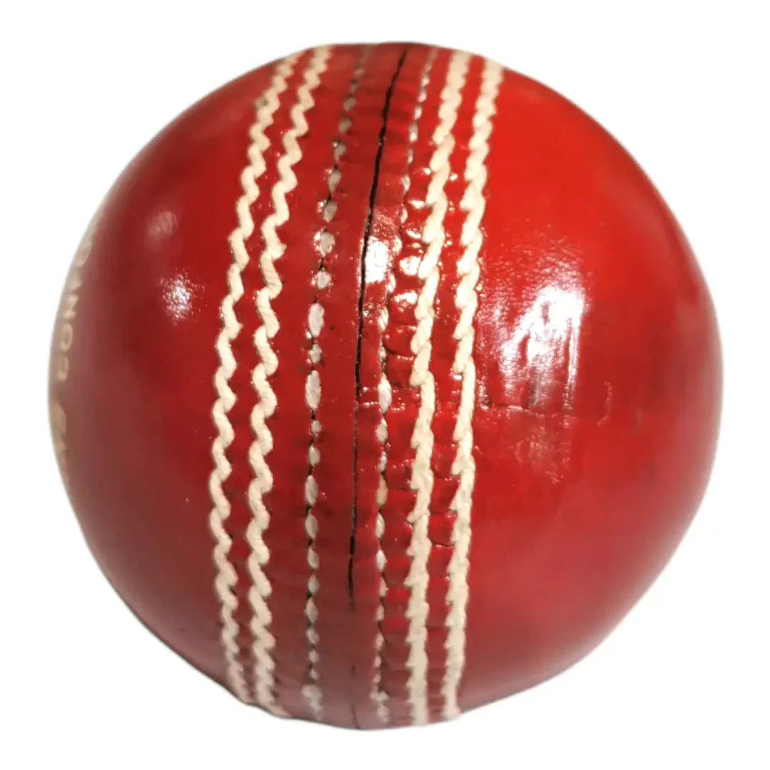 Bratla League Cricket Ball Red Leather Hard Ball Hand Stitched Pack of 6 Senior - Red / Senior - BALL - 4 PCS LEATHER