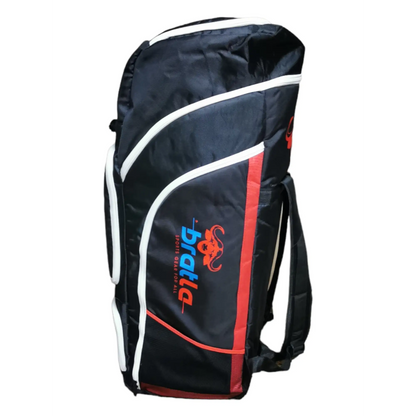 Bratla Player Edition Cricket Kit Bag Duffle for Full Size Kit with 7 Pockets Black - BAG - PERSONAL