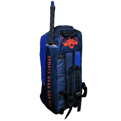 Bratla Pro Cricket Kit Bag Duffle Wheelie for Junior Cricketers Navy/Blue - BAG - PERSONAL