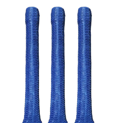 Bratla Ripple Wave Cricket Bat Rubber Grip Pack of 3 - Blue - Cricket Bat Grip