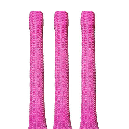 Bratla Ripple Wave Cricket Bat Rubber Grip Pack of 3 - Pink - Cricket Bat Grip