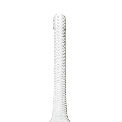 Bratla Ripple Wave Cricket Bat Rubber Grip - White - Cricket Bat Grip