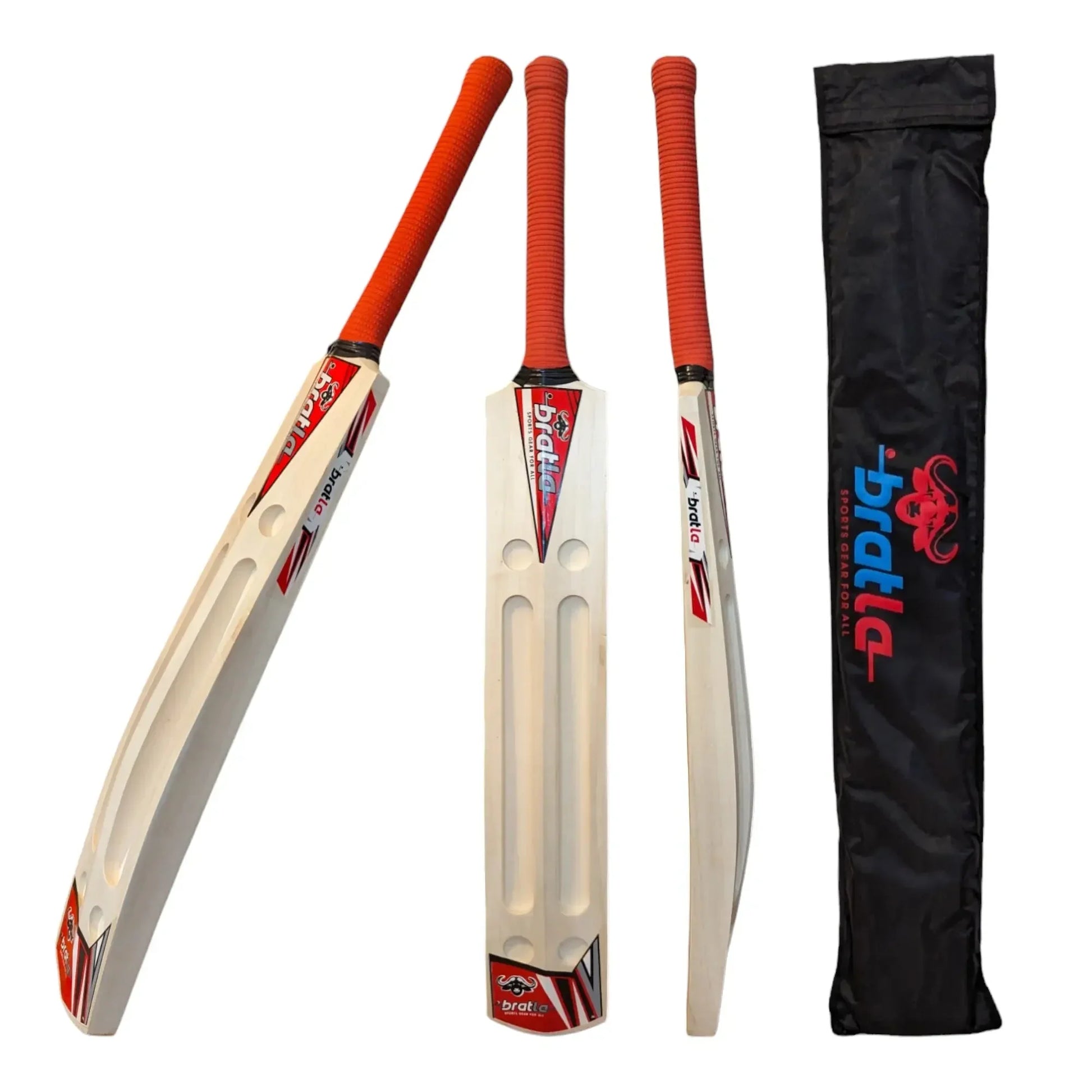 Bratla Scoop Jumbo Kashmir Willow Cricket Bat Adult - BATS - MENS KASHMIR WILLOW