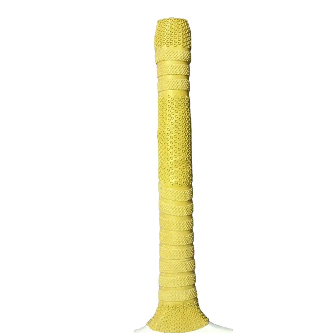 Bratla Semi Octopus/Players Cricket Bat Rubber Grip - Yellow - Cricket Bat Grip