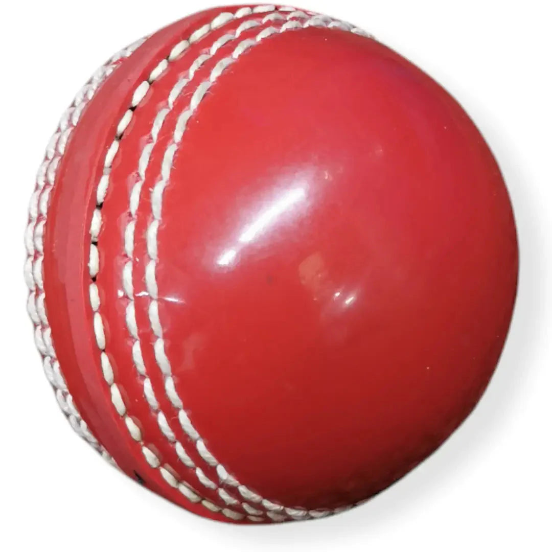 Bratla Training Cricket Ball PVC Red Ideal Skill Ball Lightweight Raised Seam - Senior / Red - BALL - TRAINING JUNIOR