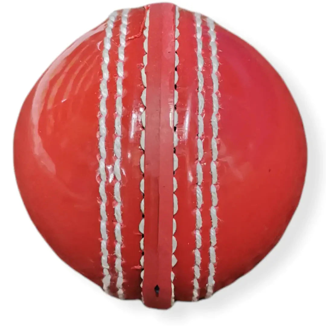 Bratla Training Cricket Ball PVC Red Ideal Skill Ball Lightweight Raised Seam - Senior / Red - BALL - TRAINING JUNIOR