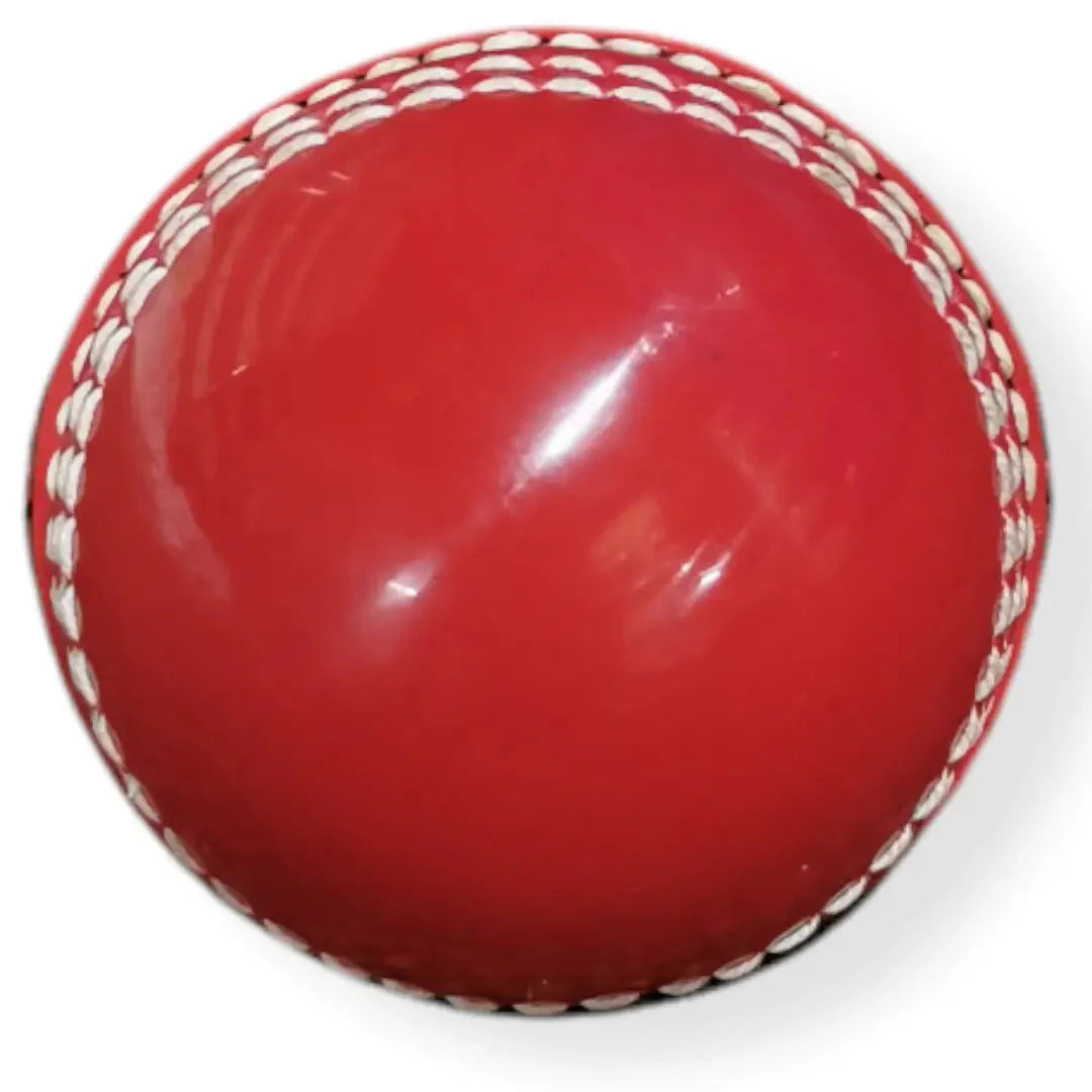 Bratla Training Cricket Ball PVC Red Ideal Skill Ball Lightweight Raised Seam - Senior / Red - BALL - TRAINING JUNIOR