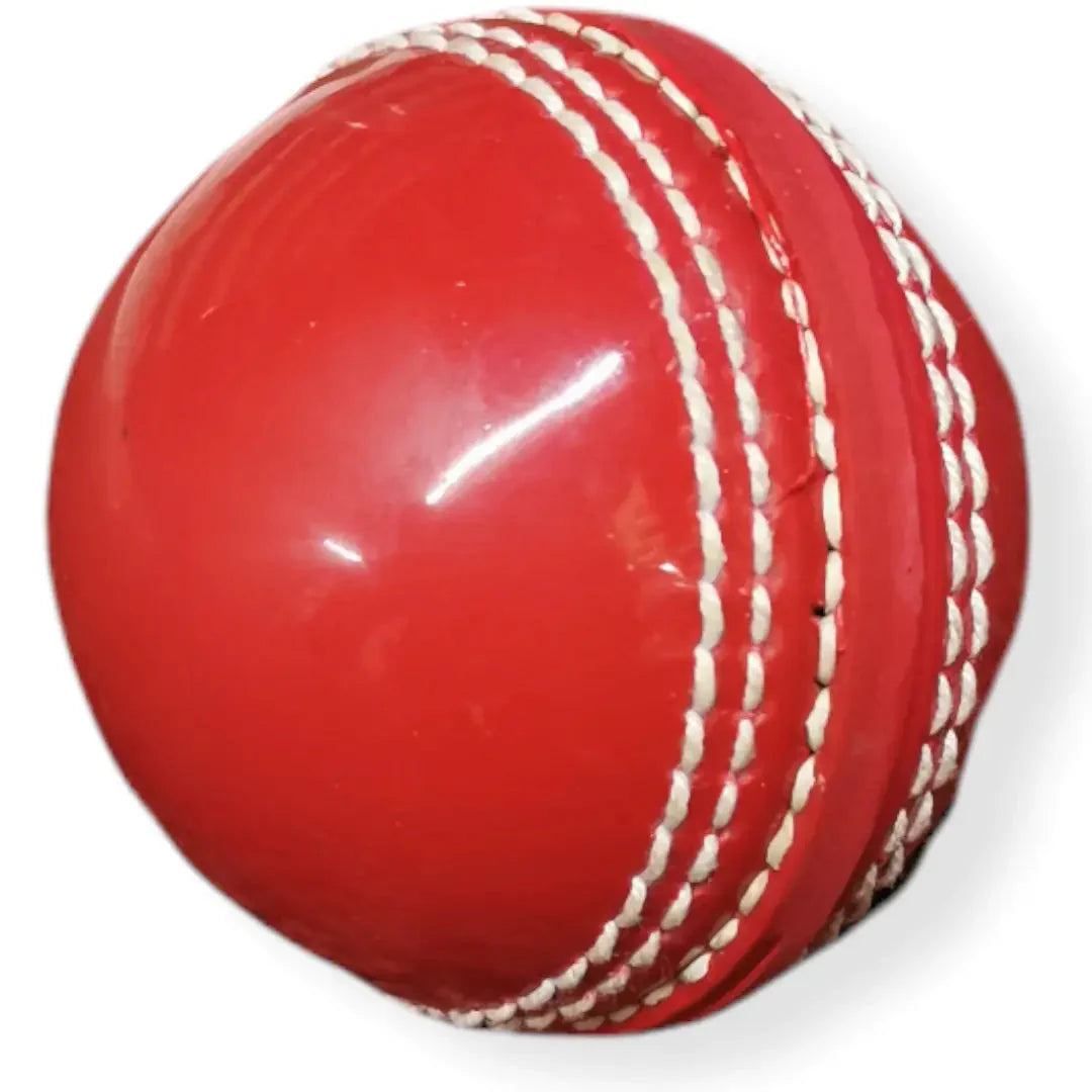 Bratla Training Cricket Ball PVC Red Ideal Skill Ball Lightweight Raised Seam - Senior / Red - BALL - TRAINING JUNIOR