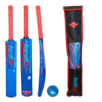 CBB Cricket Bat & Ball Set Blaster Perfect Plastic Starter Set Blue - BATS - CRICKET SETS