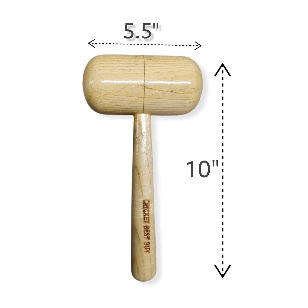 CBB Cricket Bat Mallet Hammer Rounded Short Handle Lightweight - Bat Mallet