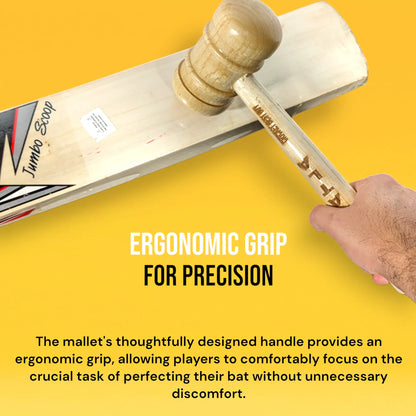 CBB Cricket Bat Mallet Wooden Pro Knocking Bat Hammer - Bat Mallet