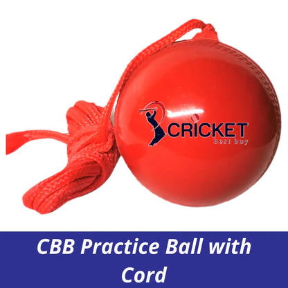 CBB Hanging Cricket Ball with Cord String PVC For Batting Practice - BALL - TRAINING SENIOR