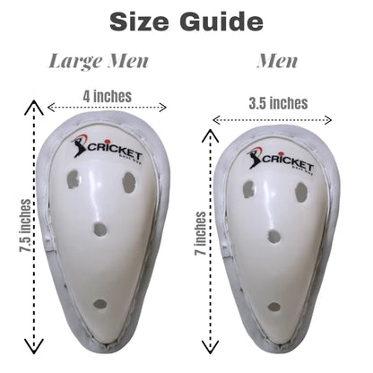 CBB Pro Cricket Abdominal Guard Slip-in Groin Protector with Foam Casing - BODY PROTECTORS - ABDO GUARDS