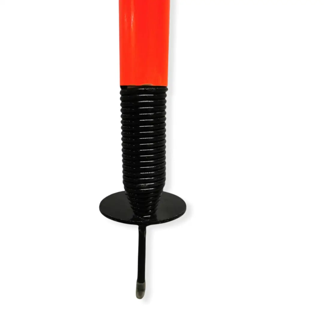 CBB Target Training Stump Wicket Metal Spring Loaded Orange Standard Full Size - STUMPS & BAILS