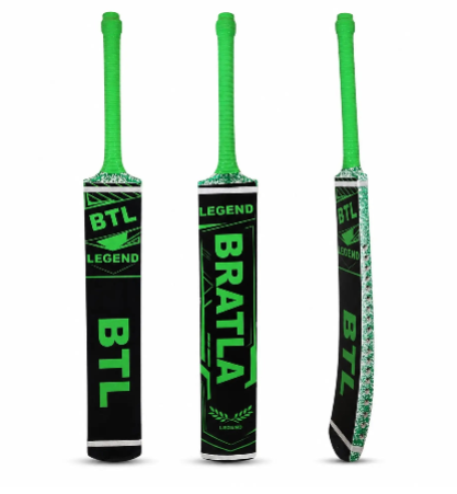 Bratla BTL Legend Adult Cricket Bat for Tape Ball & Tennis Ball Cricket - Full Size Lightweight Popular Willow Tape Ball Cricket Bat for Street, Backyard & Practice Play